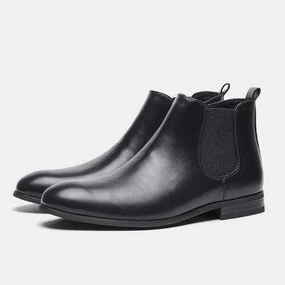 2025 New Chelsea Men Boots Fashion Brand Comfortable Leather Boots