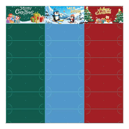 10-Slot Christmas Money Bag Christmas Surprise Party Money Box Card Clip Thanksgiving Birthday Gifts