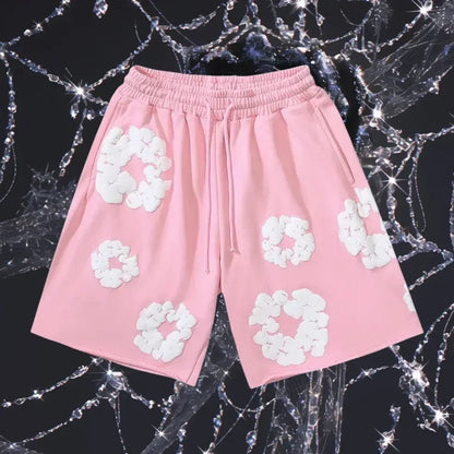 2025 Men's Fashion Quick-drying Sports Shorts Kapok Printed American Shorts Comfortable and Breathable Hot Trendy Casual Shorts