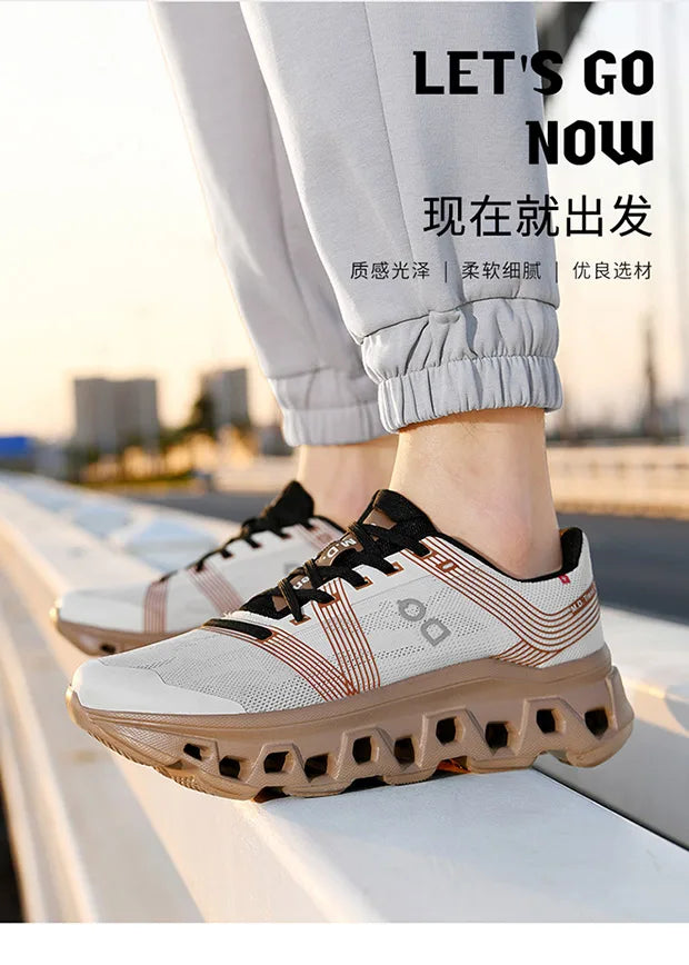 Spring Ultralight Men's Running Shoes Breathable Platform Casual Sneakers Man Outdoor Athletic Gym Tennis Shoes