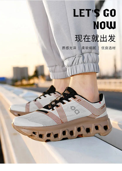 Spring Ultralight Men's Running Shoes Breathable Platform Casual Sneakers Man Outdoor Athletic Gym Tennis Shoes