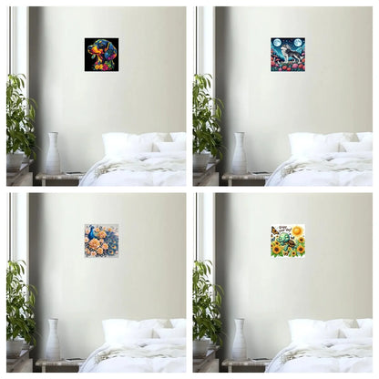 5D DIY a cartoon animal diamond painting kit suitable for Thanksgiving Christmas decoration gift irregular diamond kit craft