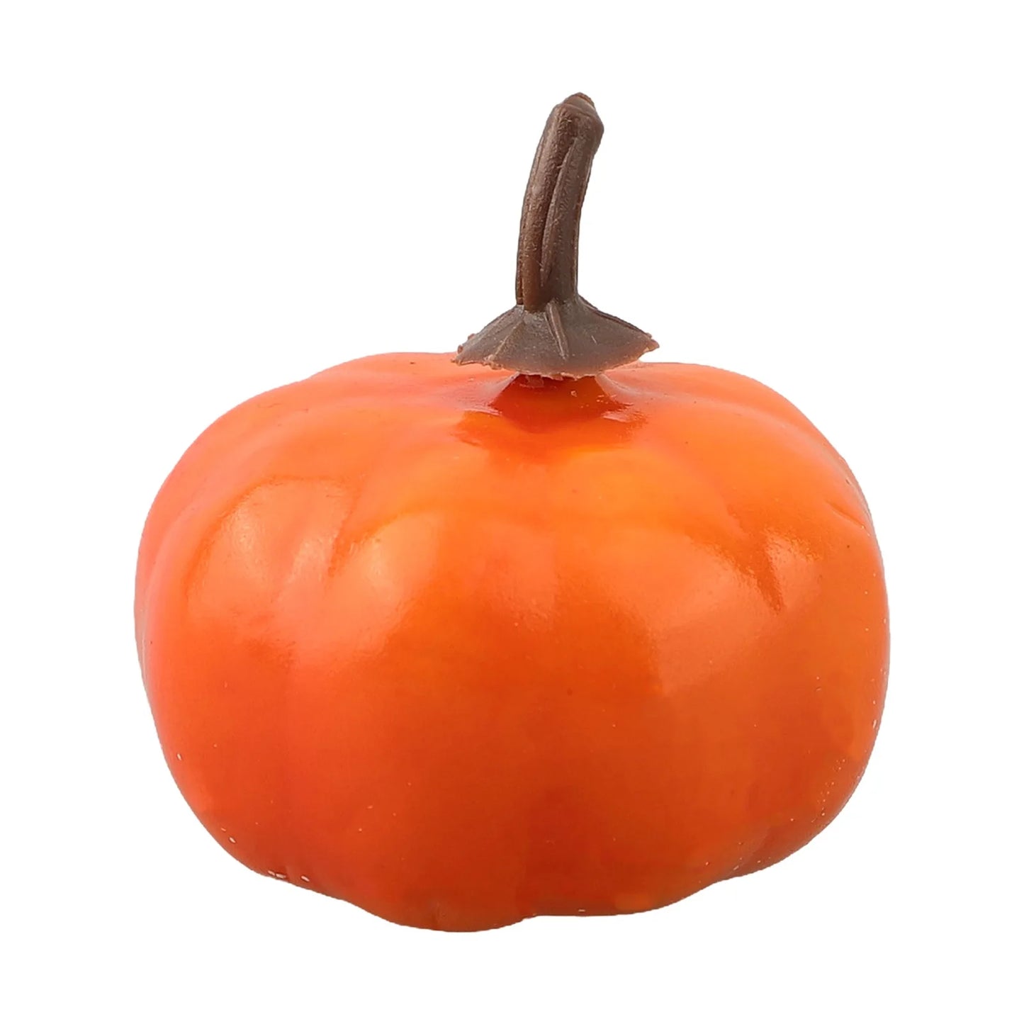 12/24/48pcs Artificial Pumpkins Fake Foam Pumpkins For Halloween Thanksgiving Harvest Festival Home Table Decor