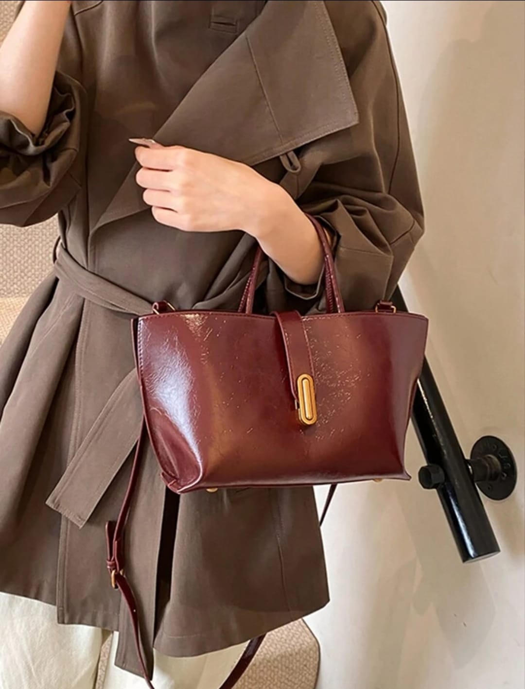 Vegan Leather Tote Bags for Women Y2K Trendy Large Vintage Hobo Purses Shoulder Handbags