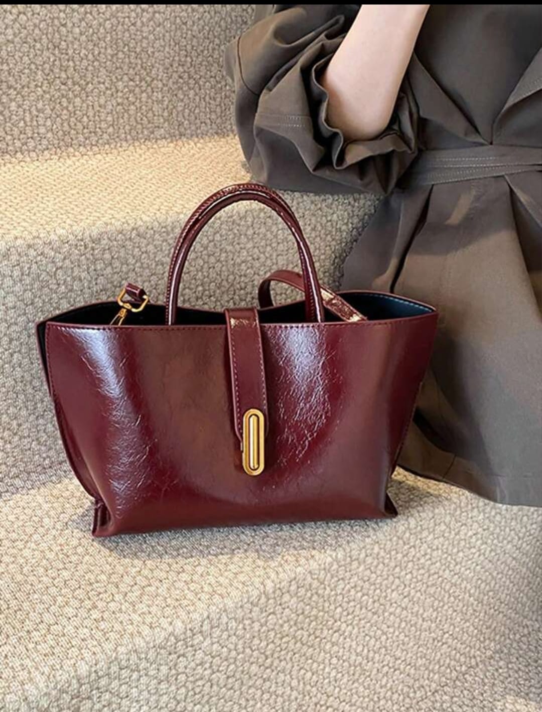 Vegan Leather Tote Bags for Women Y2K Trendy Large Vintage Hobo Purses Shoulder Handbags
