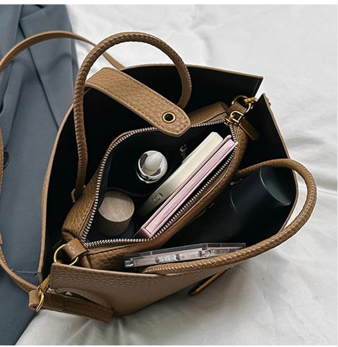 Vegan Leather Tote Bags for Women Y2K Trendy Large Vintage Hobo Purses Shoulder Handbags